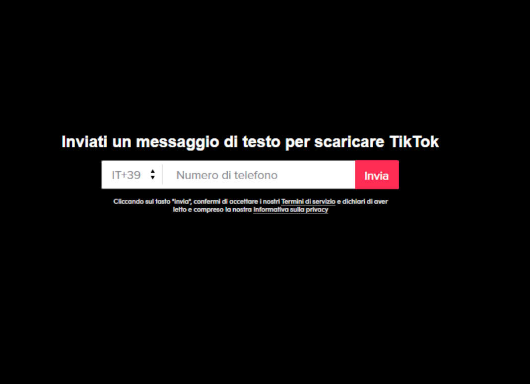 SMS TikTok